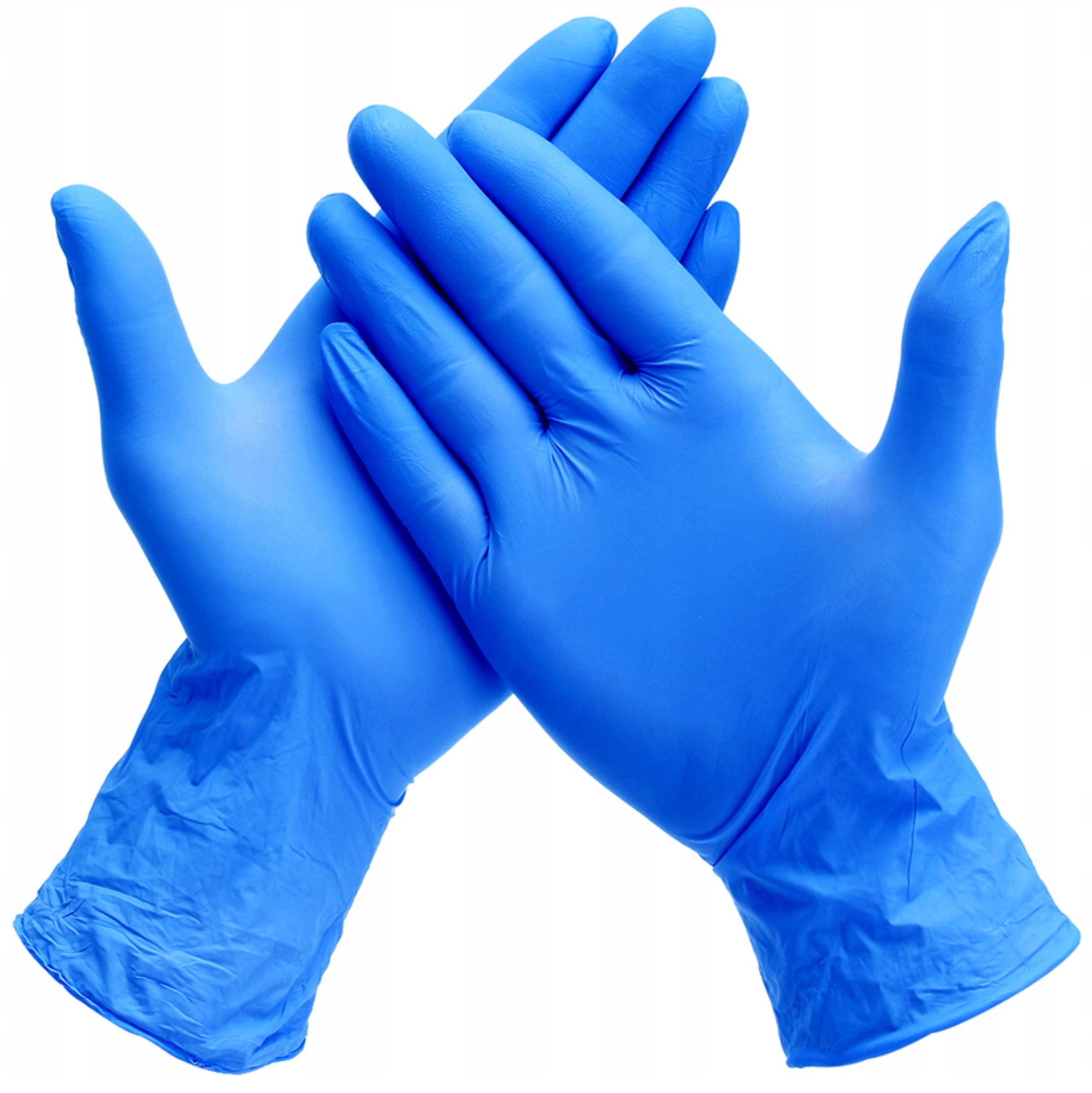 синие перчатки фото